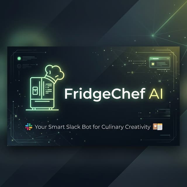FridgeChef AI Interface Banner